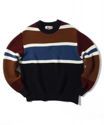 直営店限定　ボーダーニット/NAVY